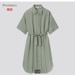 Uniqlo x JW Anderson Linen Green Dress